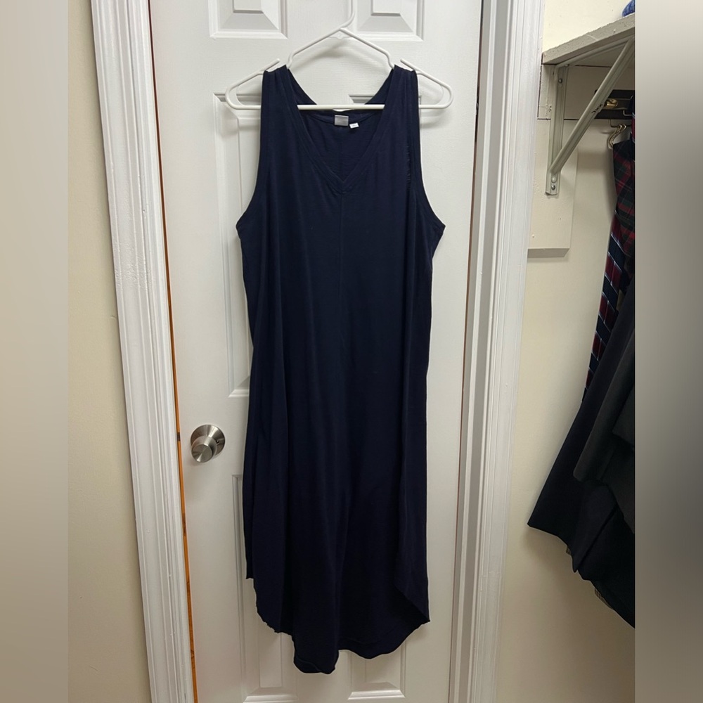 Gap Navy Midi Tank Dress